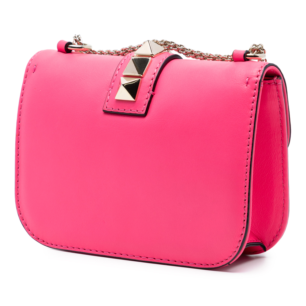 Pre-Loved Valentino Small Rockstud Glam Lock Crossbody - Picture 2 of 8